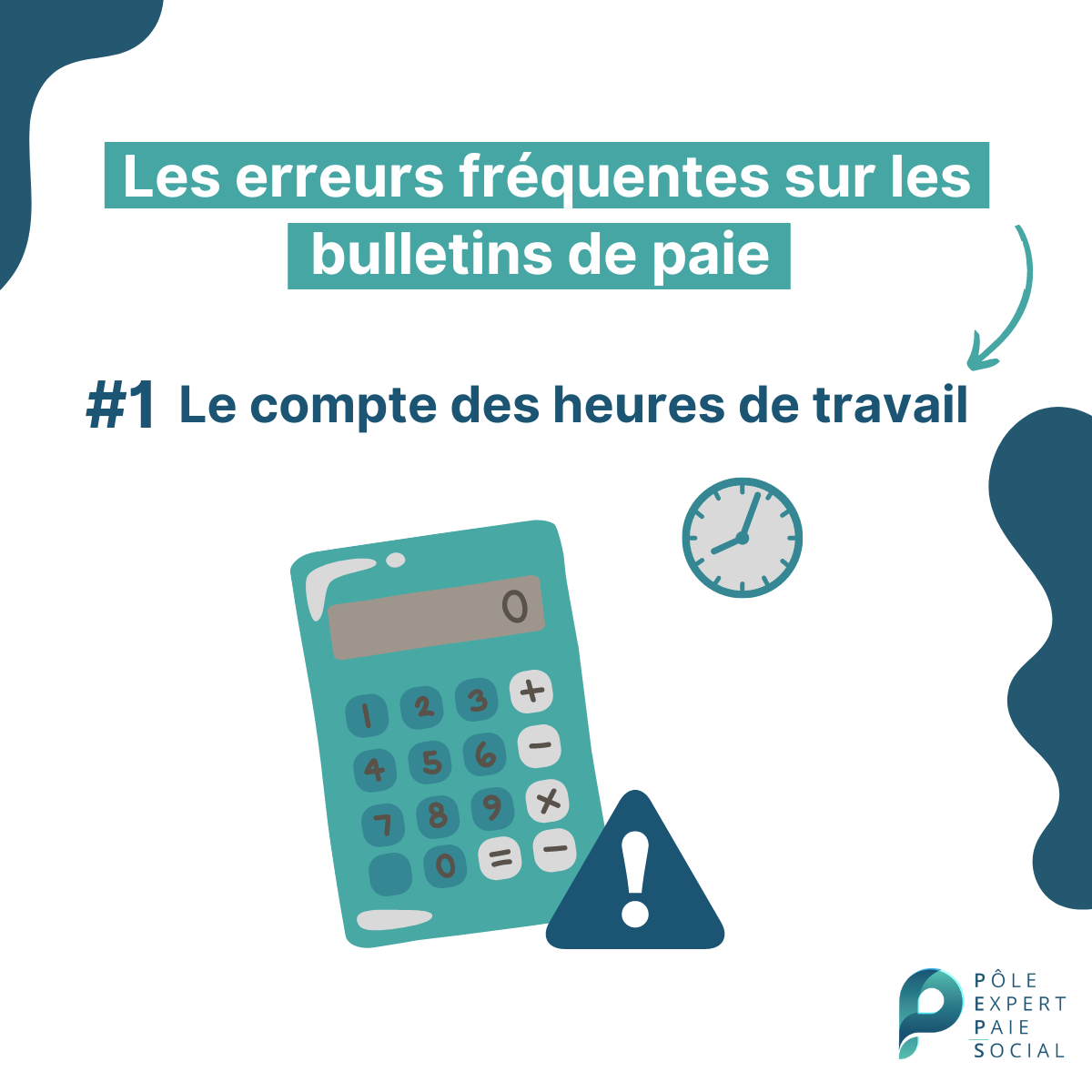 Décompte des heures de travail fiche de paie