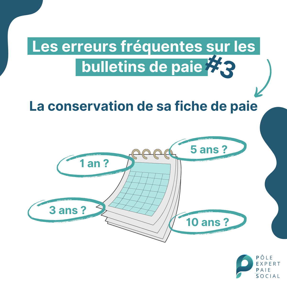 Conservation de la fiche de paie