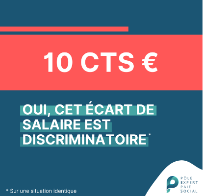 Différence de salaire : 10 centimes peuvent être discriminatoires